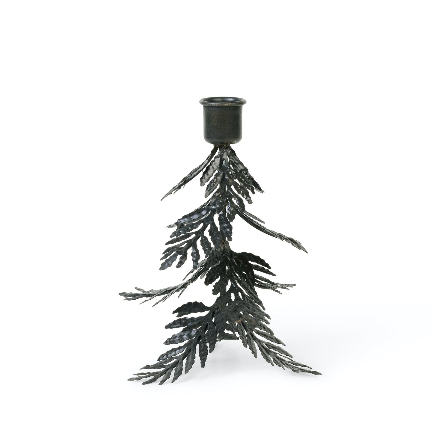 Nostalgia Christmas Tree Candleholder - Black
