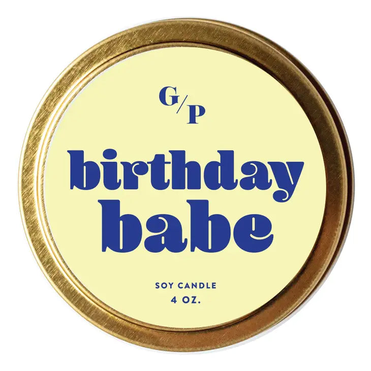 Just Because 4oz Candle Tin - Birthday Babe