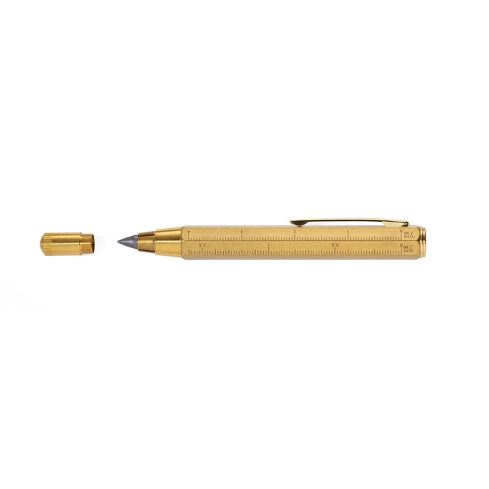 Troika Carpenters Construction 5.6 mm Clutch Pencil - Brass