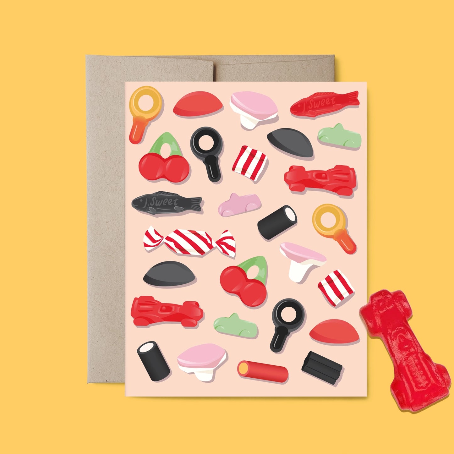 Greeting Cards - Swedish Candy