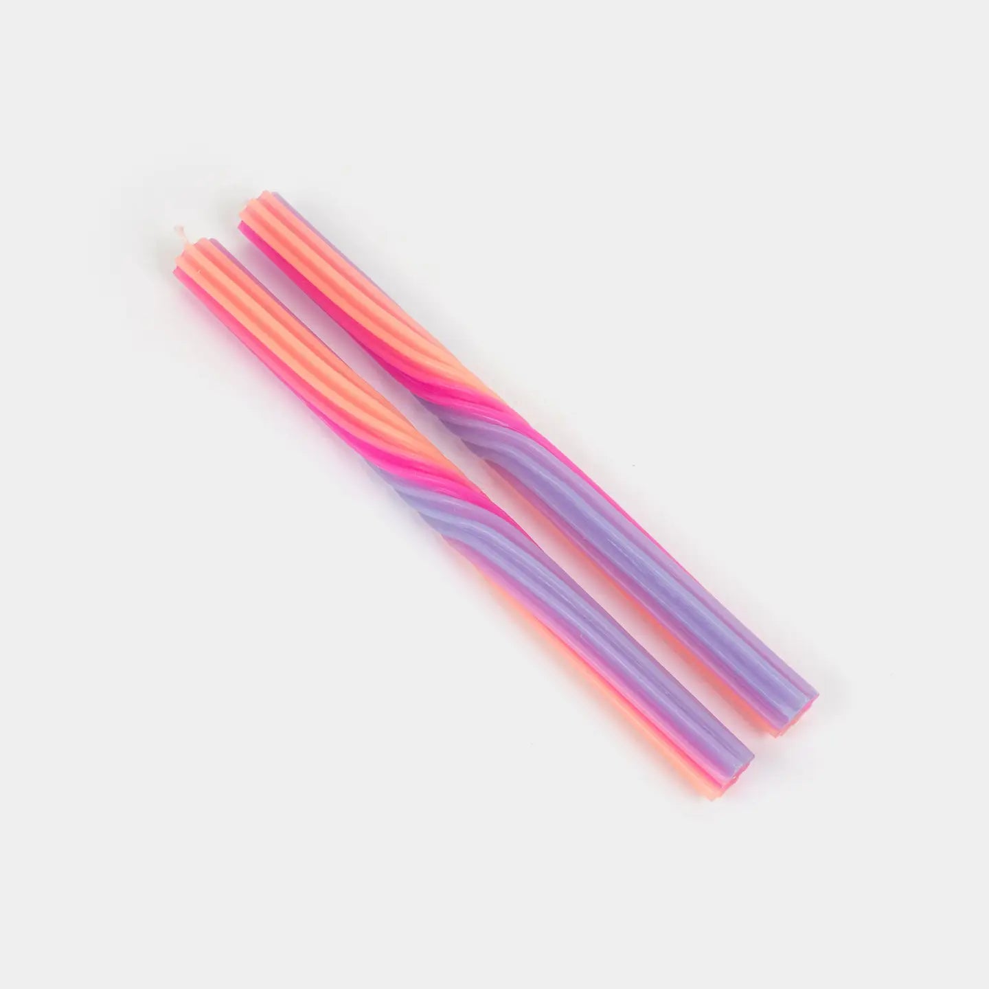 Pivot Candle Sticks By Lex Pott - Orange & Lavender (2 Pack)