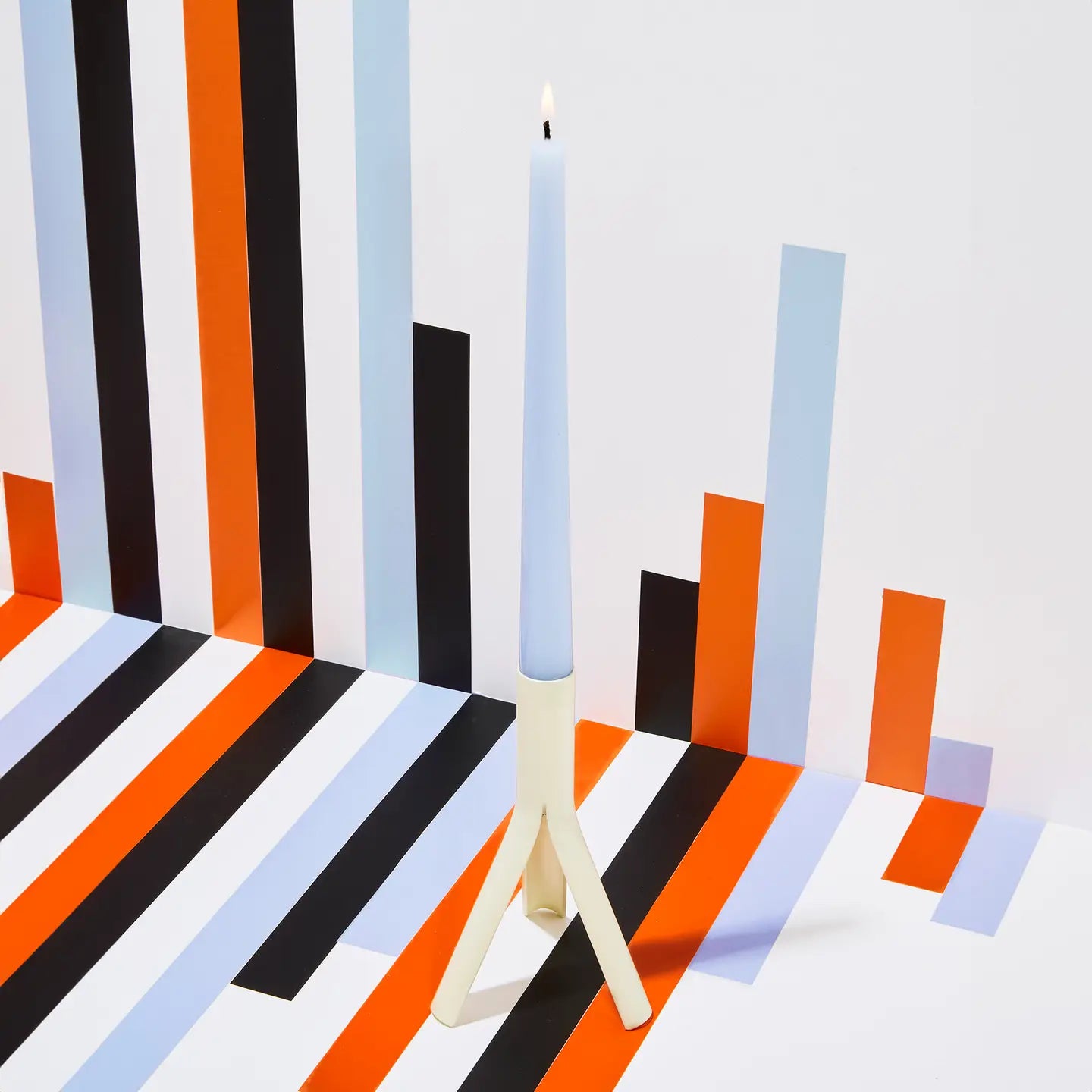 Rocket Candle Holder - Cream