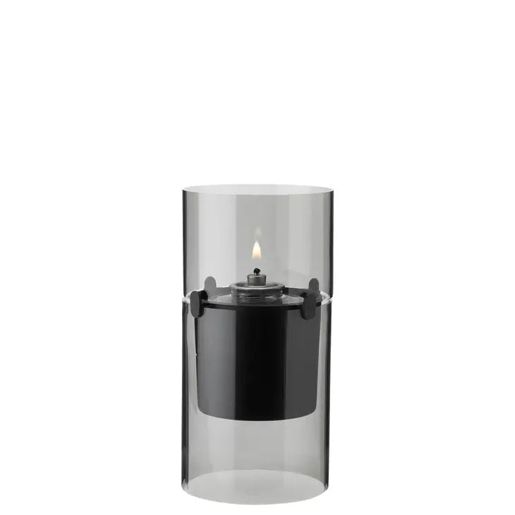 Lucie Hurricane Candle Holder - Smoke