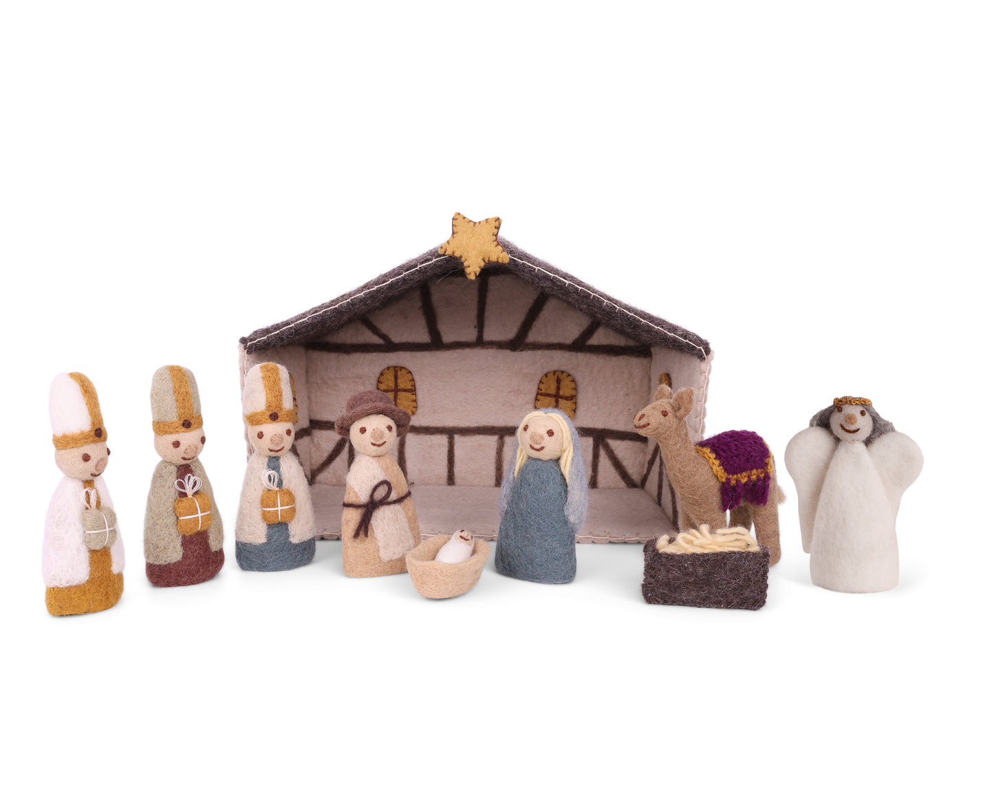 Felt Nativity Play Set - Open