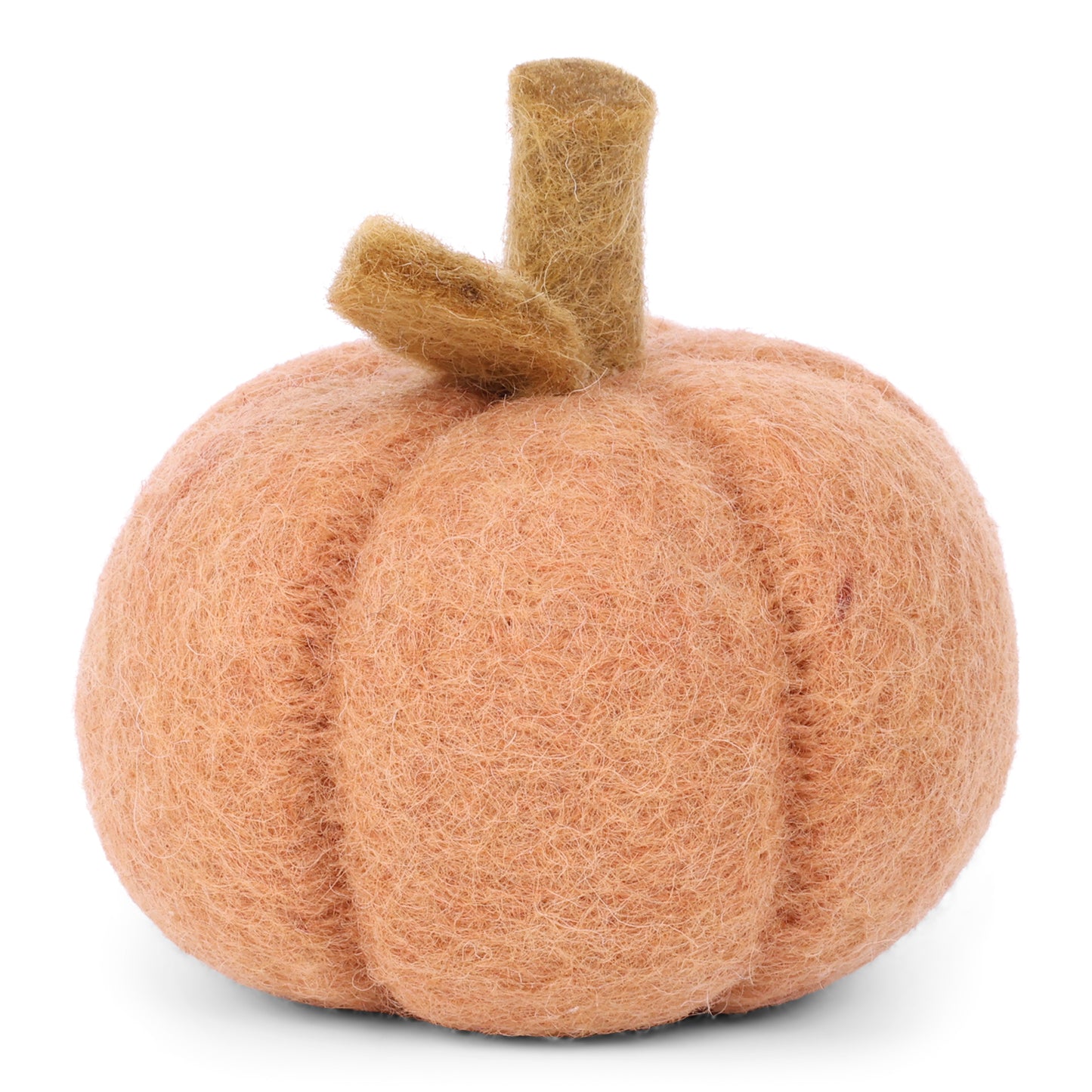Felt Pumpkin - Dusty Light Orange