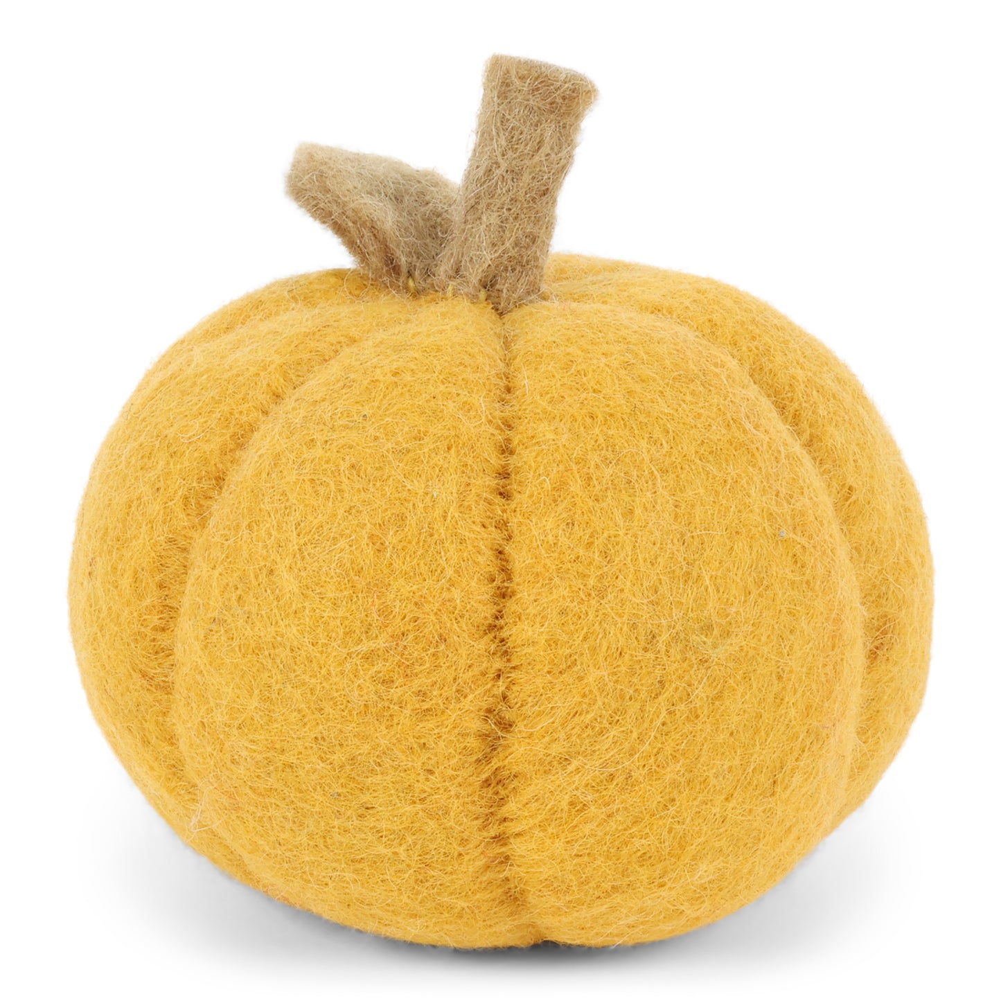 Felt Pumpkin - Yellow