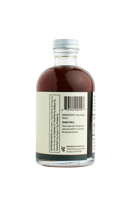 RAFT - Demerara Syrup 250ml BEST BY: Jan 20, 2025
