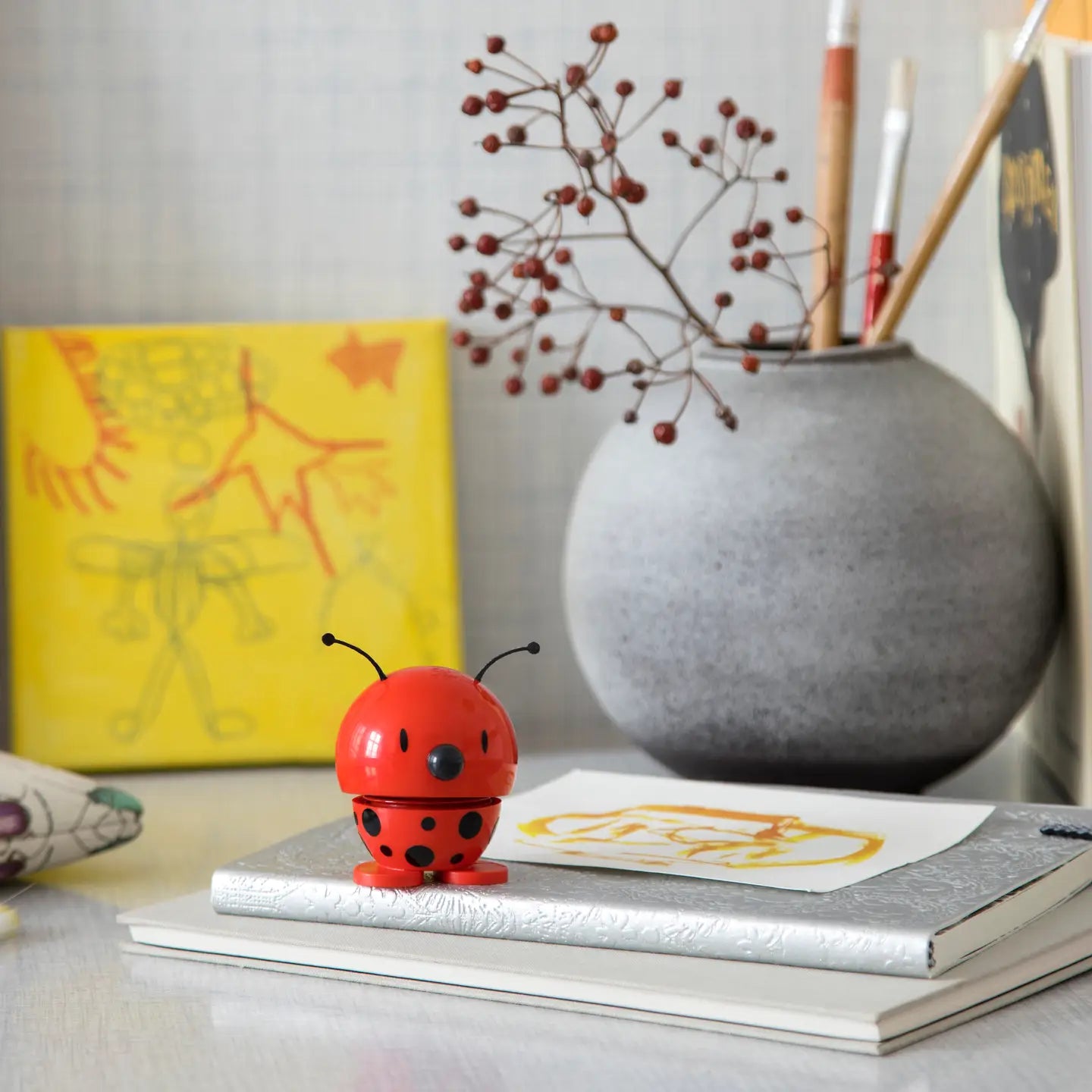 Hoptimist Ladybug Red