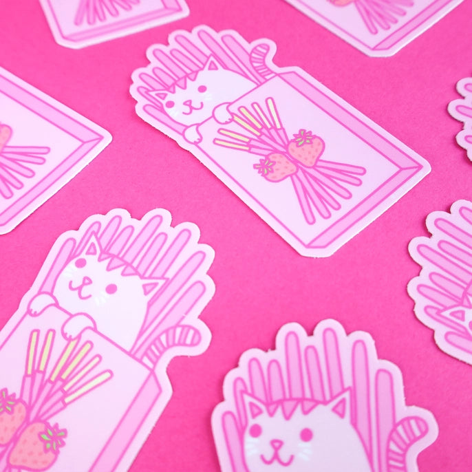Pocky Cat Sticker