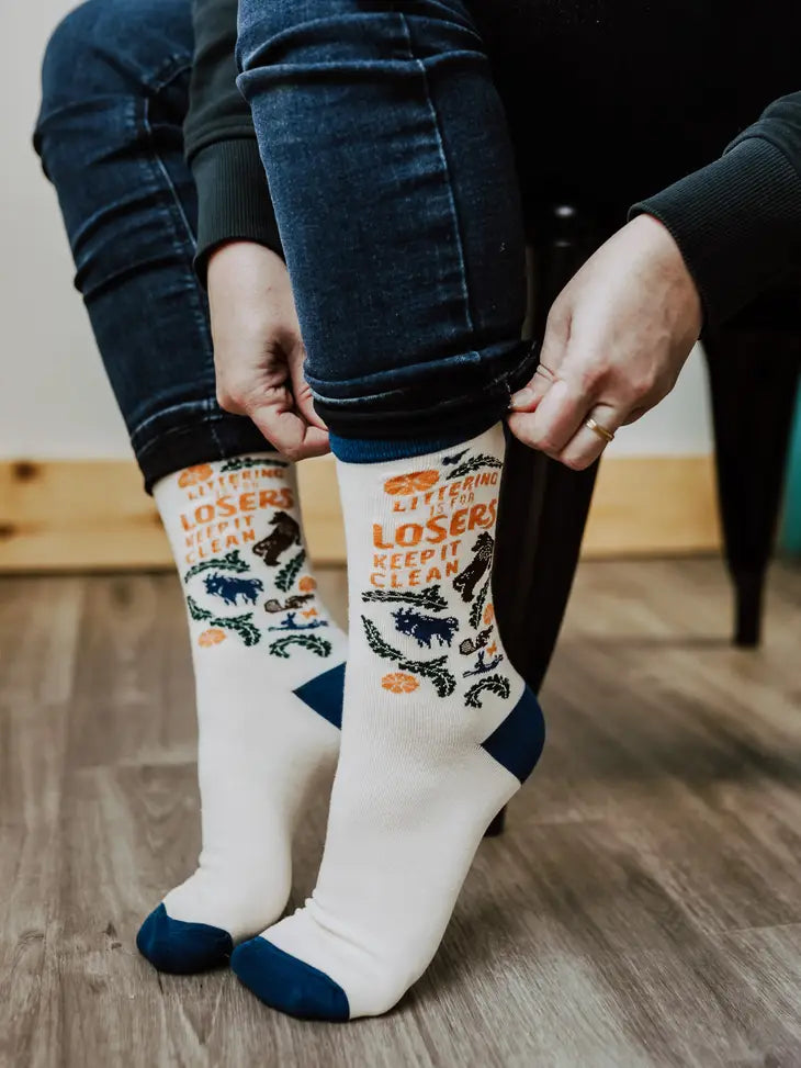 Littering is For Losers Unisex Socks