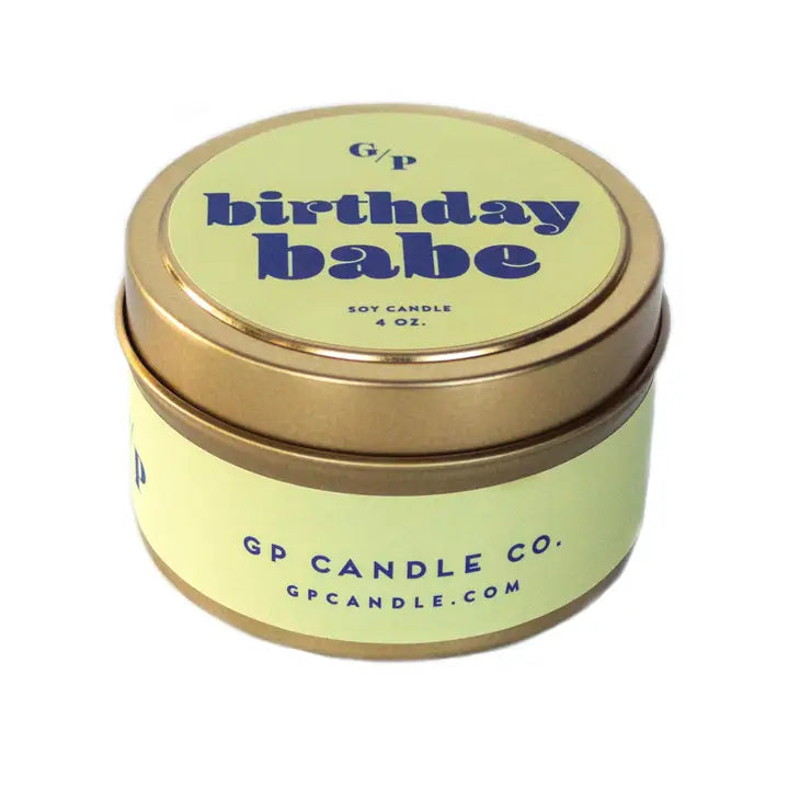 Just Because 4oz Candle Tin - Birthday Babe