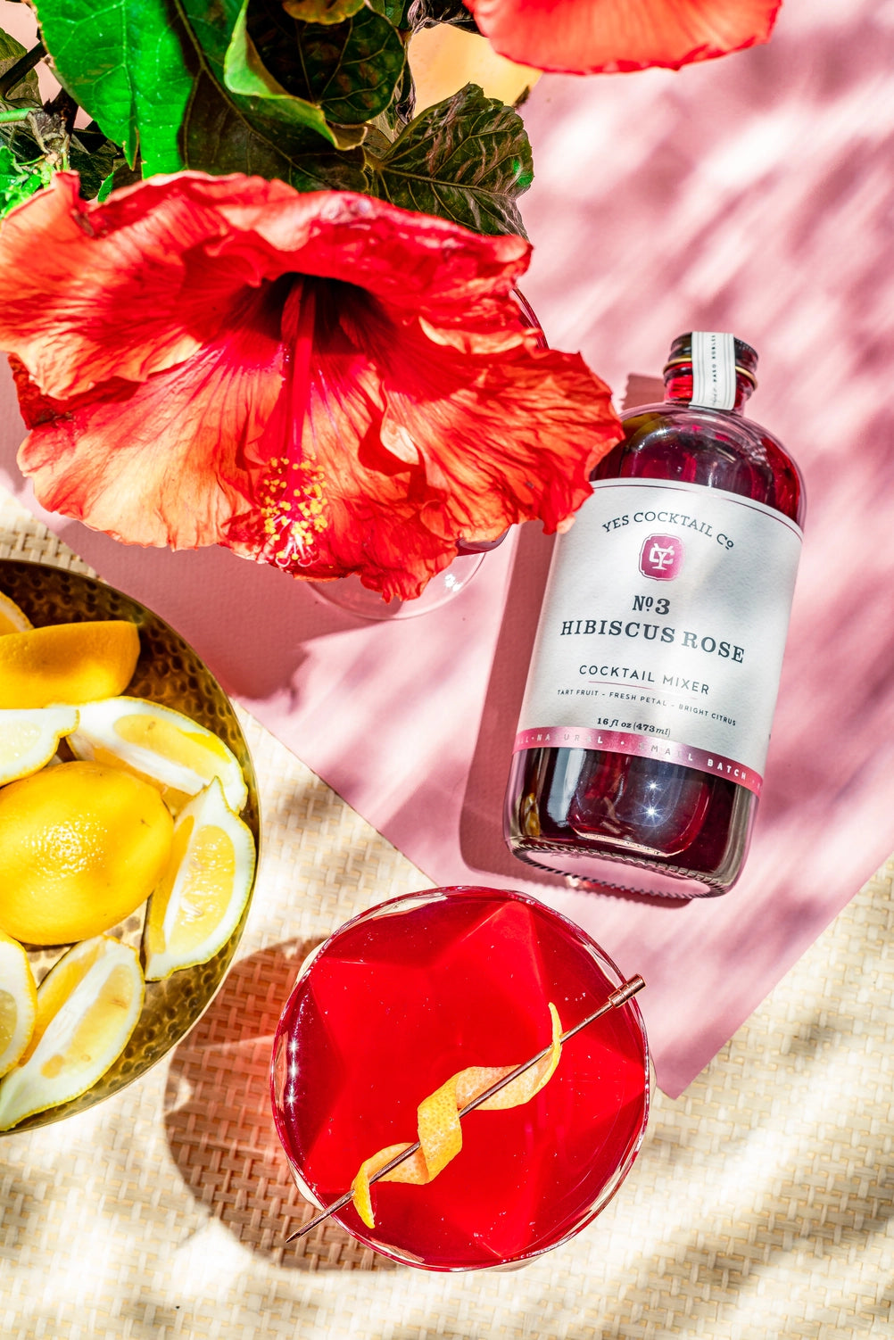 No. 3 Hibiscus Rose Cocktail Mixer