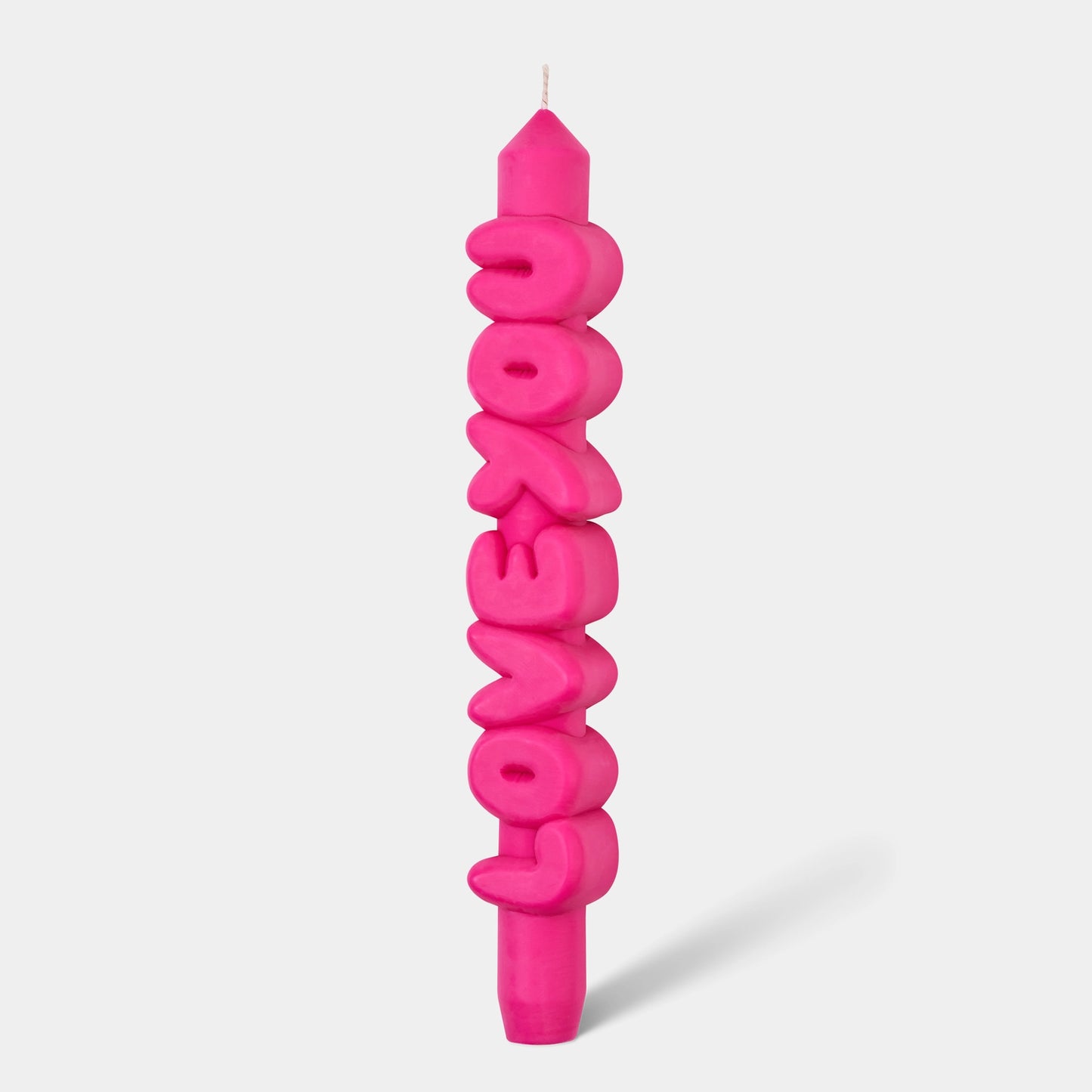 Taper Candle Love You - Pink