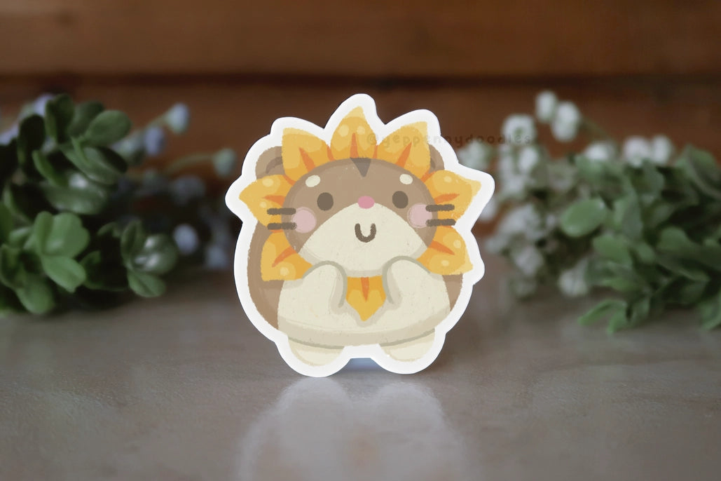 Sunflower Hamster Sticker