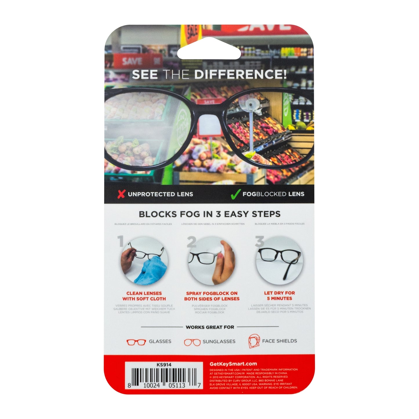 Fogblock™ Anti-Fog Solution For Ppe Masks
