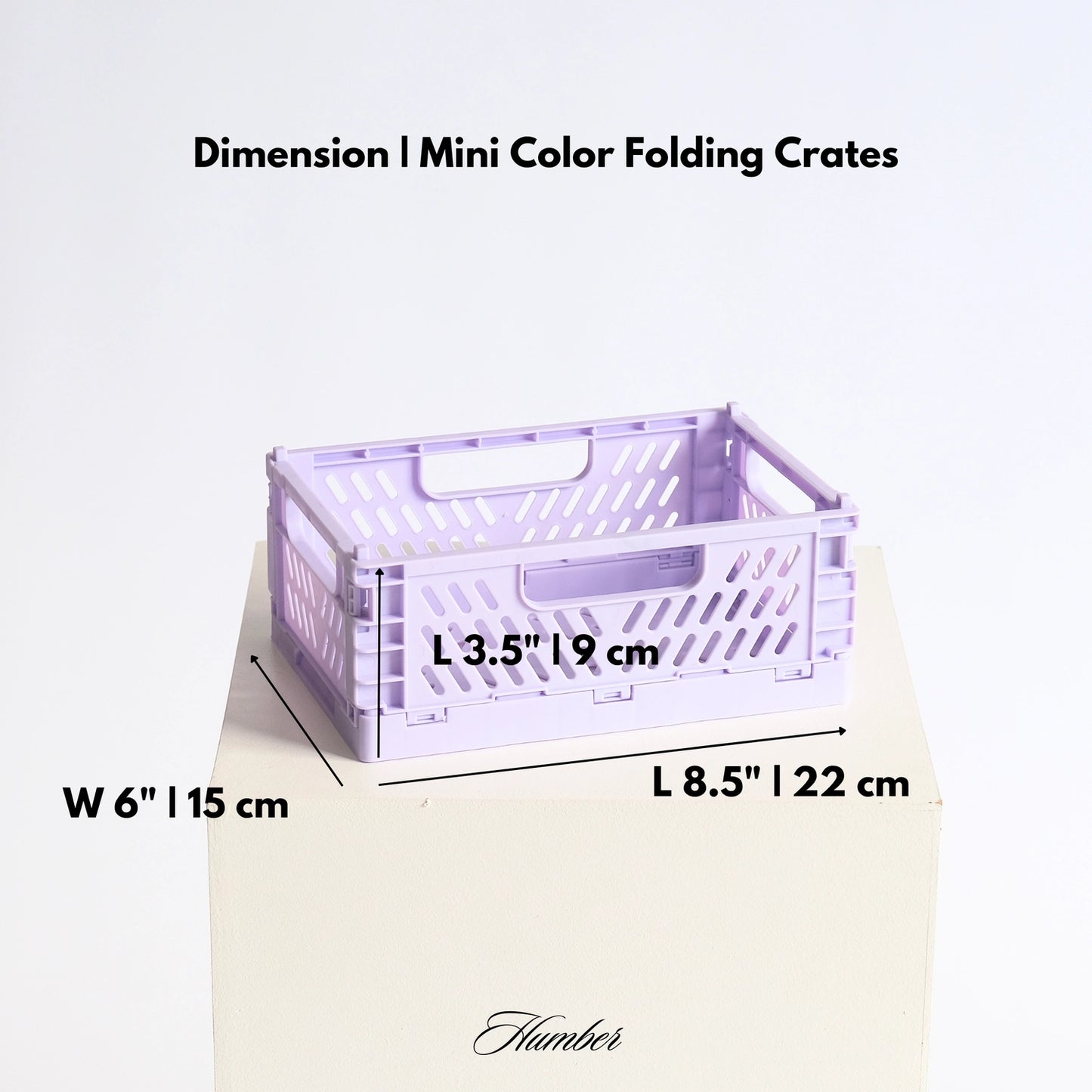 Humber Small Storage Crate - Lavender