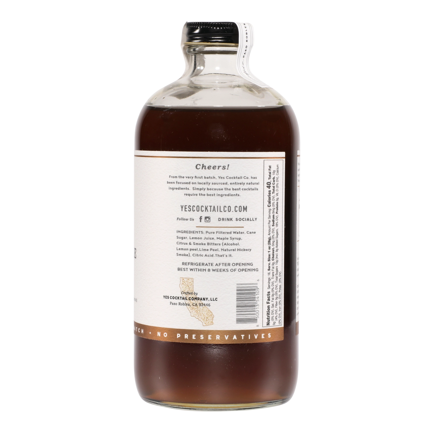 No. 10 Smoked Maple Sour Cocktail Mixer