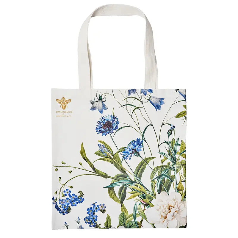 Tote Bag - Blue Flower Garden