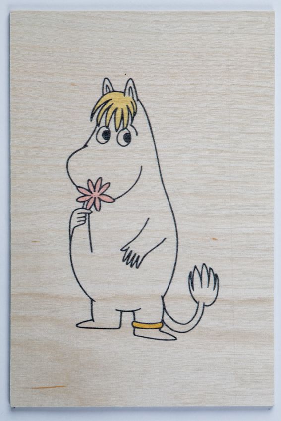 Wooden Postcard - Snorkmaiden