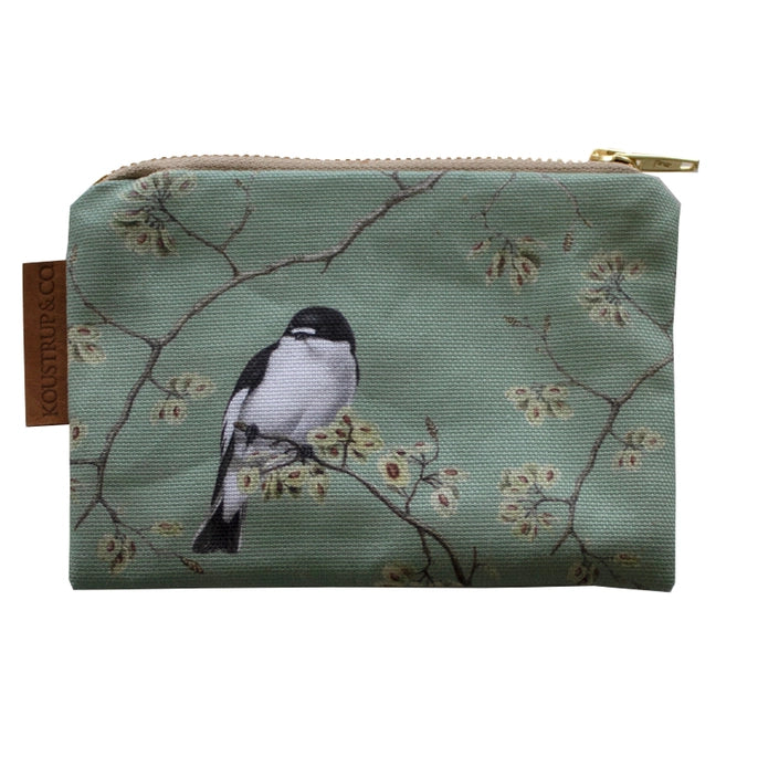 Organic Cotton Wallet - Garden Bird