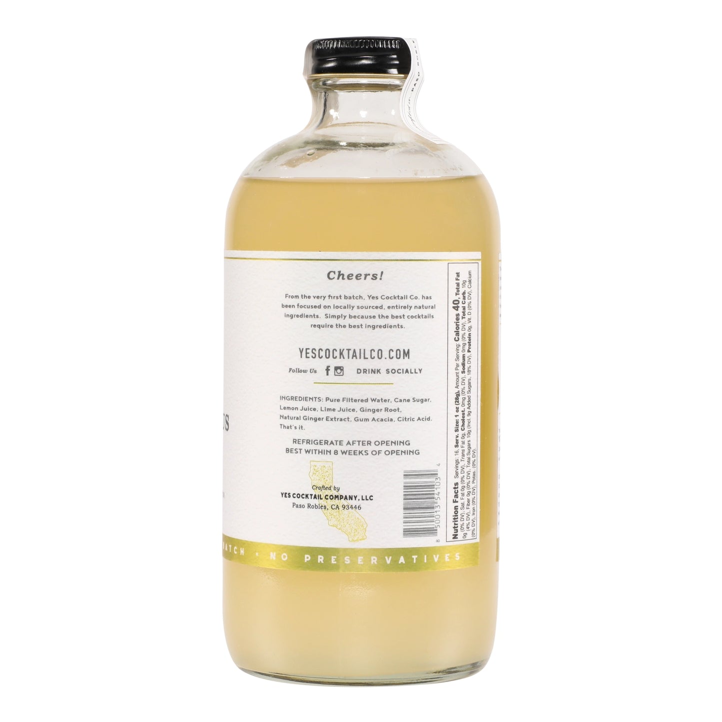 No. 4 Ginger Citrus Cocktail Mixer