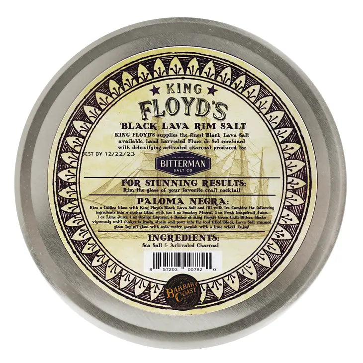 KING FLOYD'S Black Lava Rim Salt