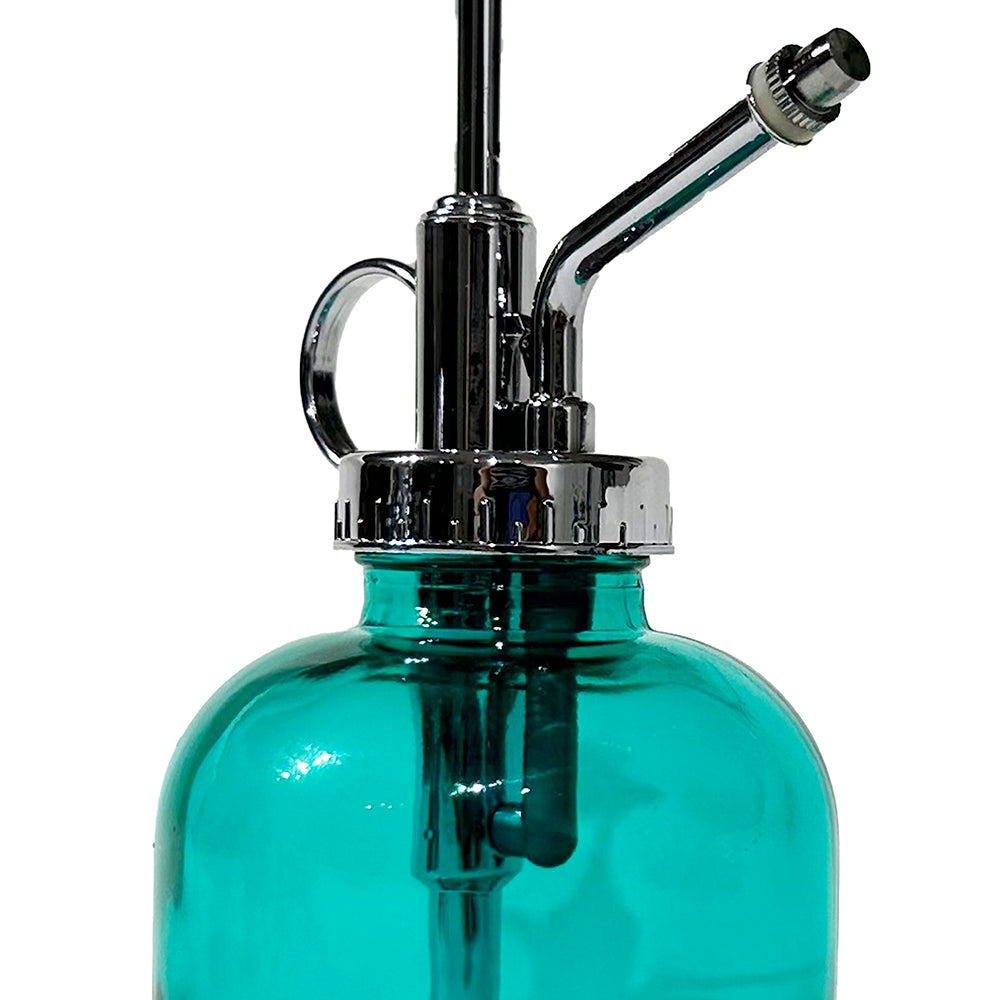 Mr Mister Modern Glass Plant Spray Bottle - Blue Green