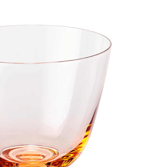 Holmegaard Flow Tumbler on Foot - Champagne