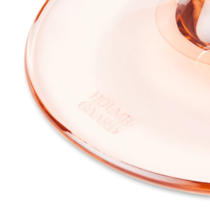 Holmegaard Flow Tumbler on Foot - Champagne