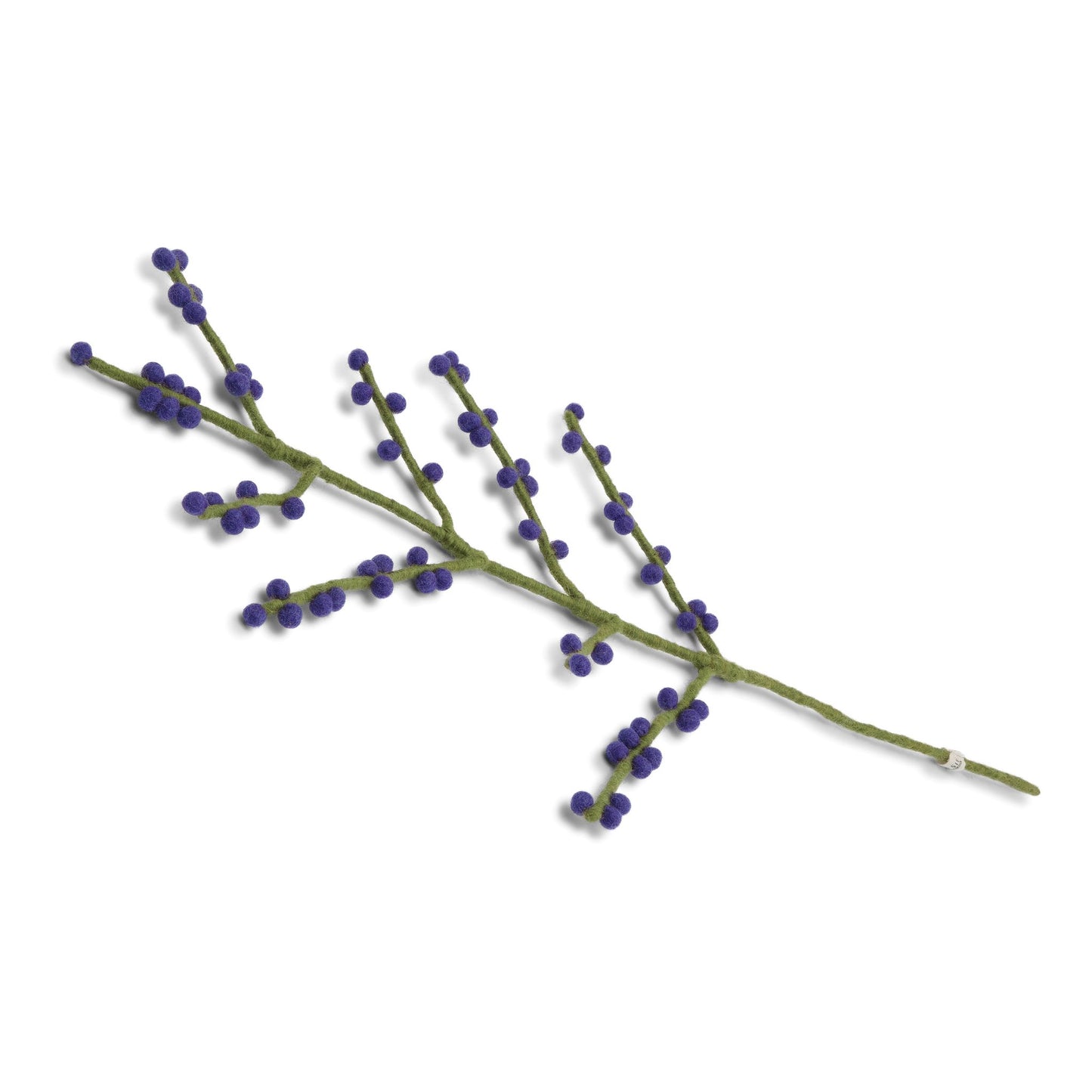 Felt Branch with Blue Berries