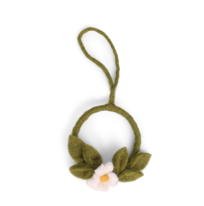 Felt Simple Flower Wreath - Small