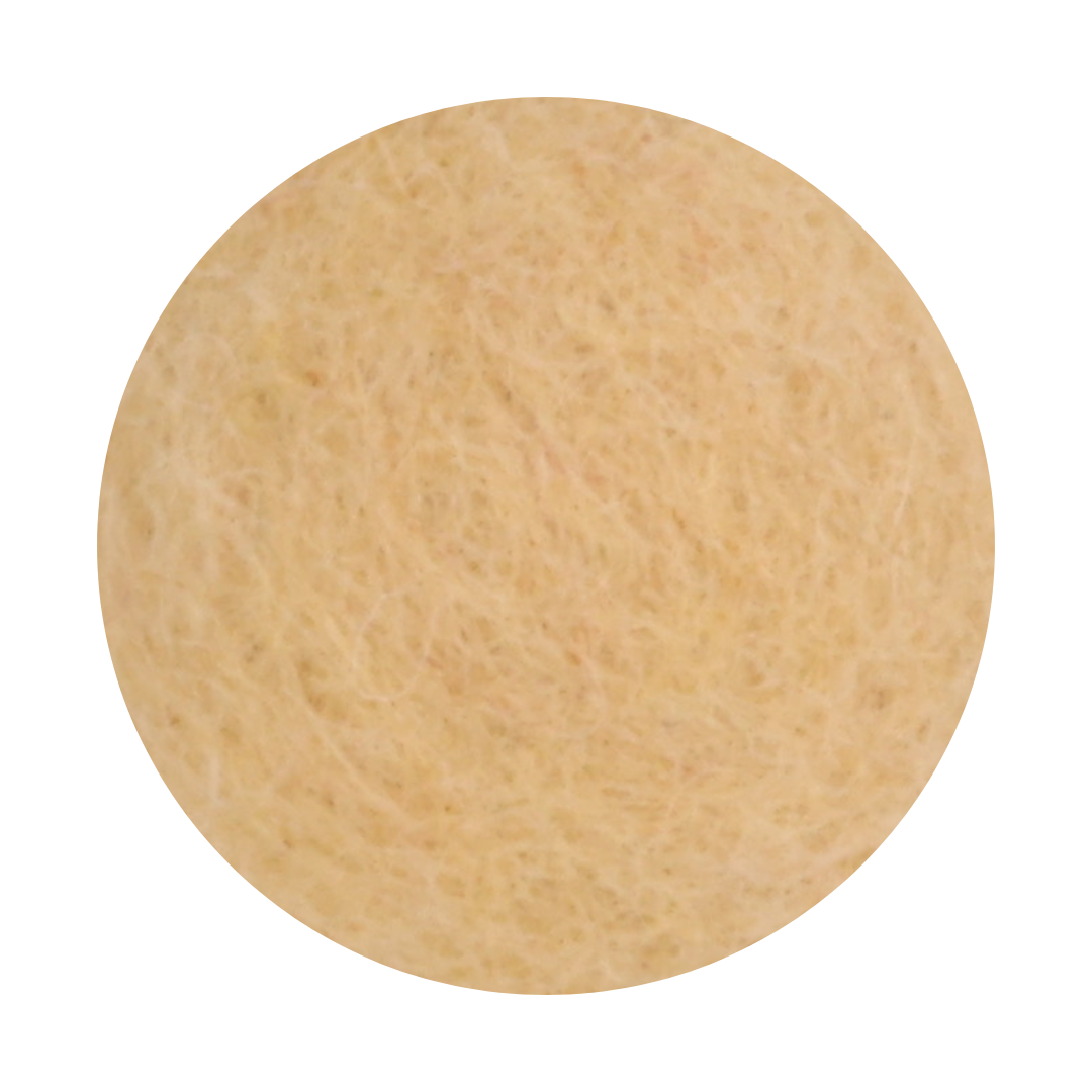 Felt Flower - Dusty Light Yellow (Small)