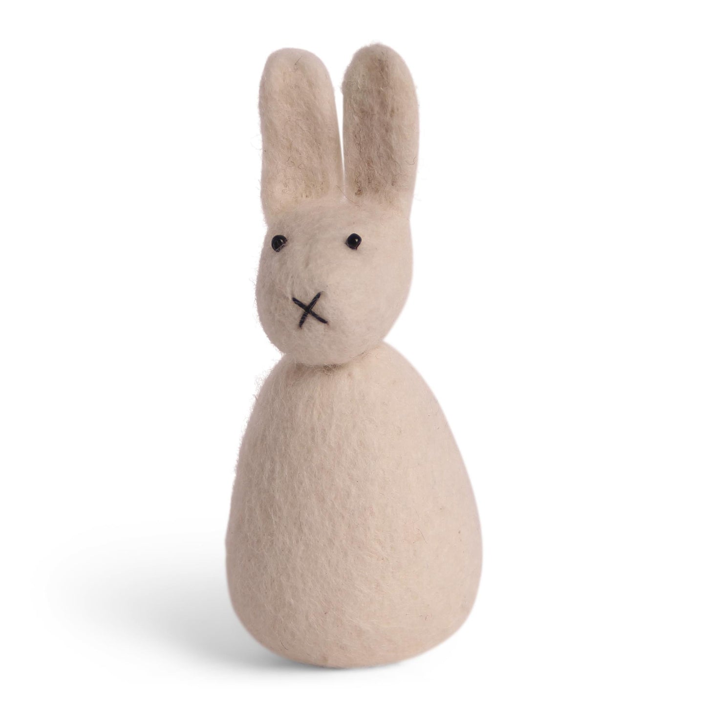 Felt Big Standing Bunny - White
