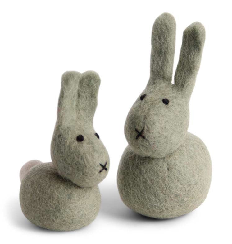 Felt Bunny Set - Green