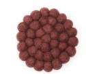 Felt Coaster - Plum (Small Set of 2)