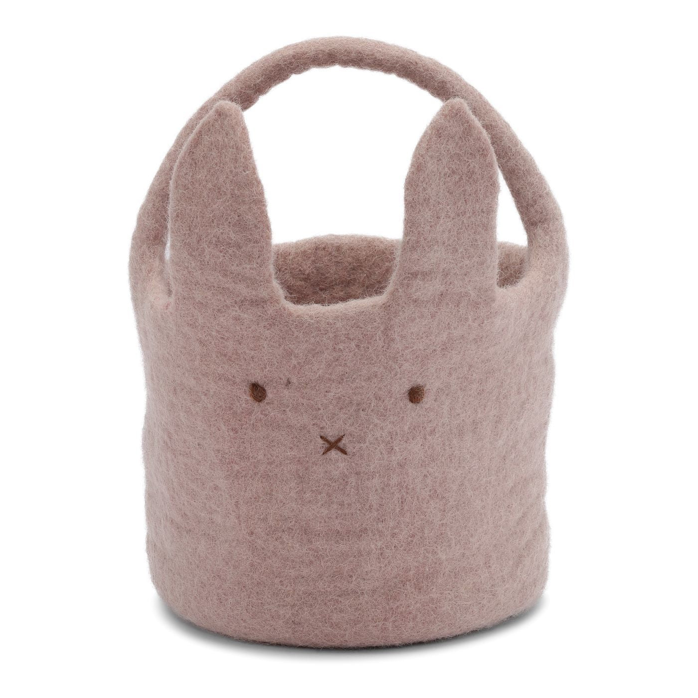 Felt Big Bunny Basket - Lavender