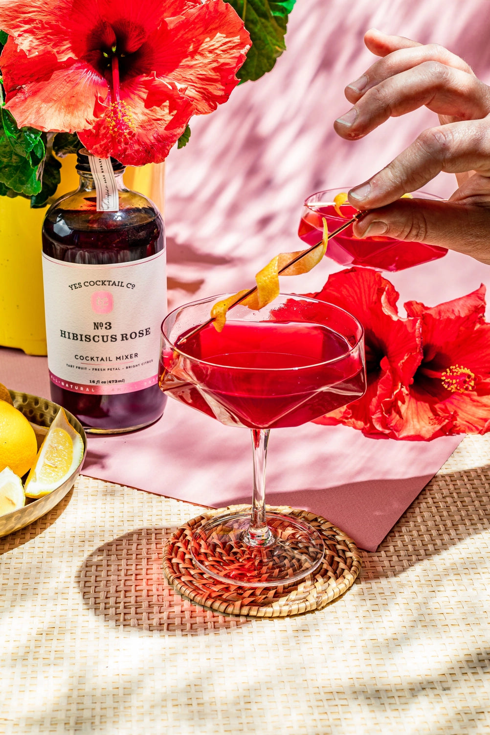 No. 3 Hibiscus Rose Cocktail Mixer