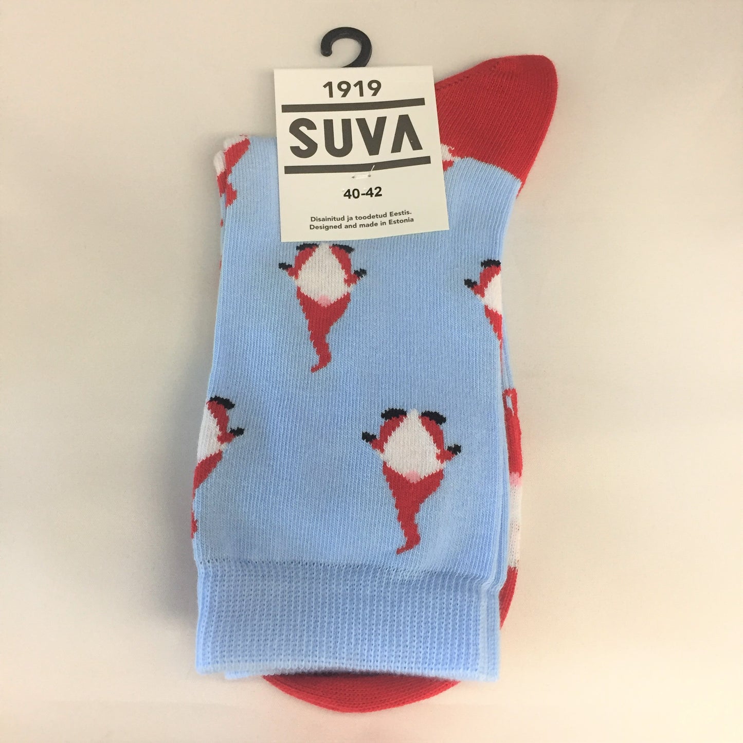 Unisex Socks, Gnomes, Large (W 9-12, M 7-9)