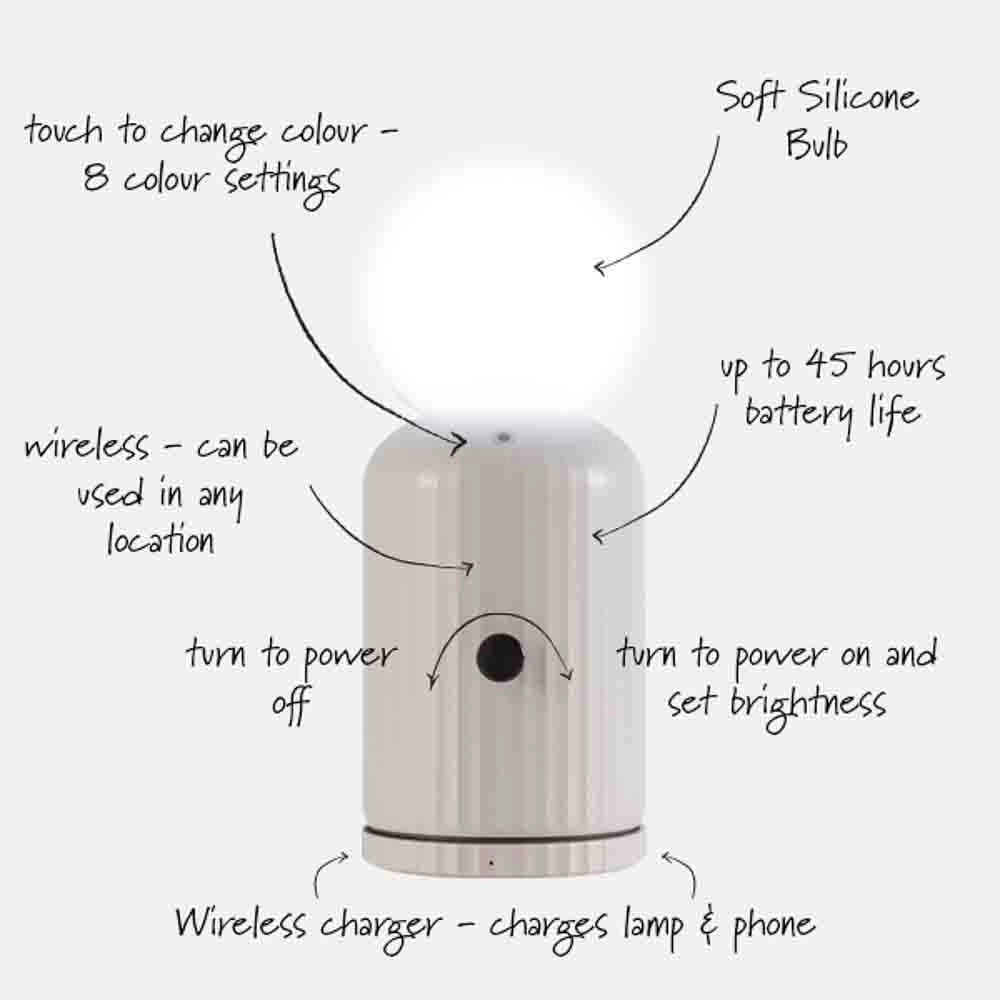 Wireless Lamp and Charger – Mint