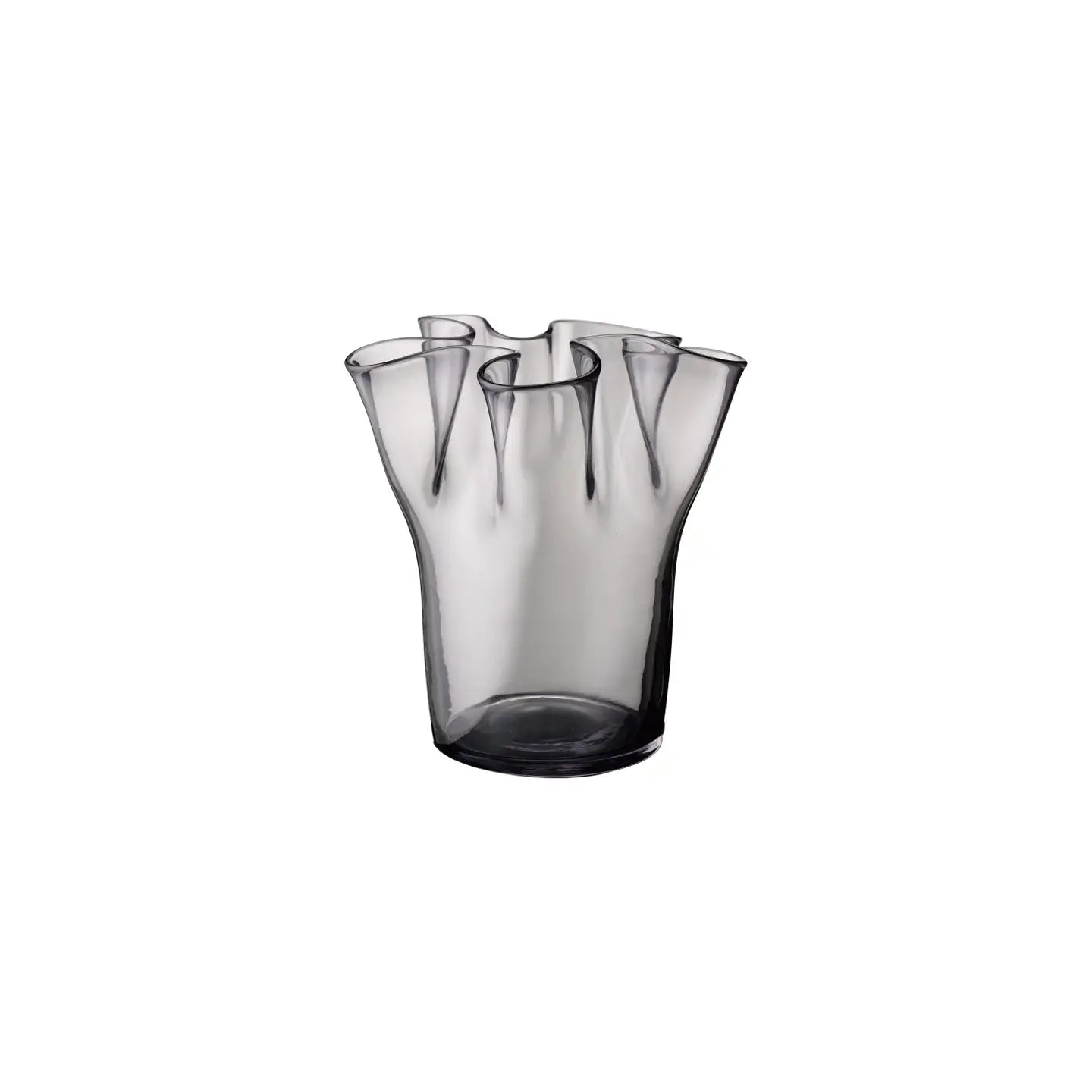Aida Tulip Vase - Smoke
