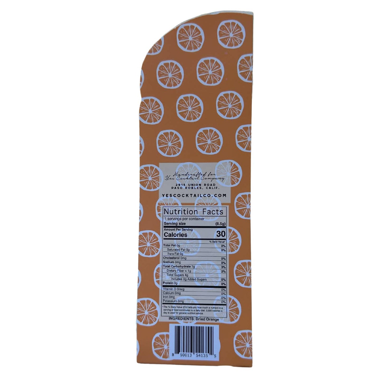 Dehydrated Cocktail Garnishes - Orange BEST BY: October 5, 2024