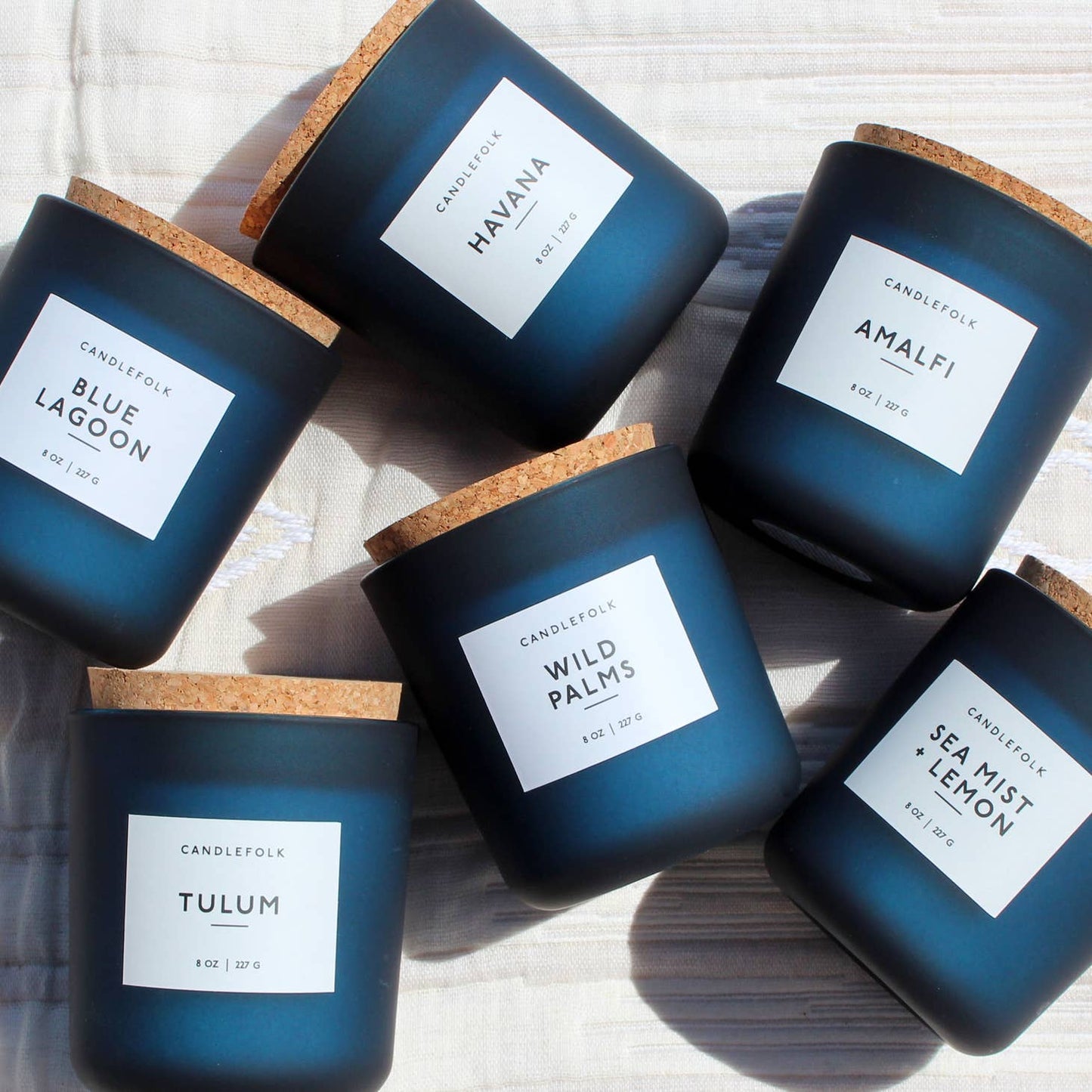Tumbler 8oz Soy Candle - Sea Mist & Lemon