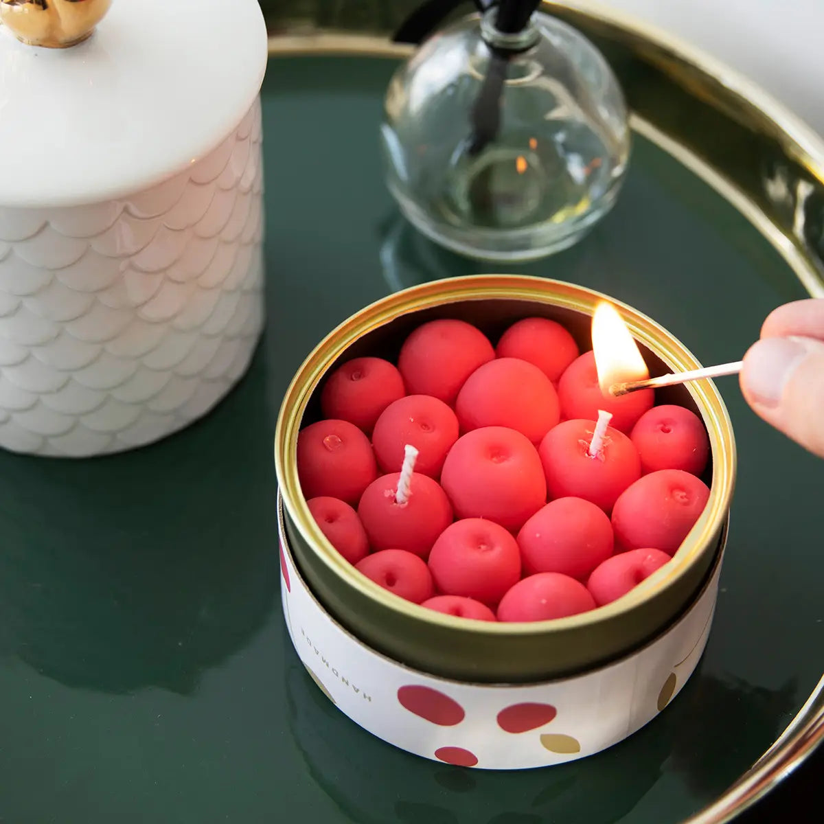 Candlecan Tin Candle - Fruity Cherry