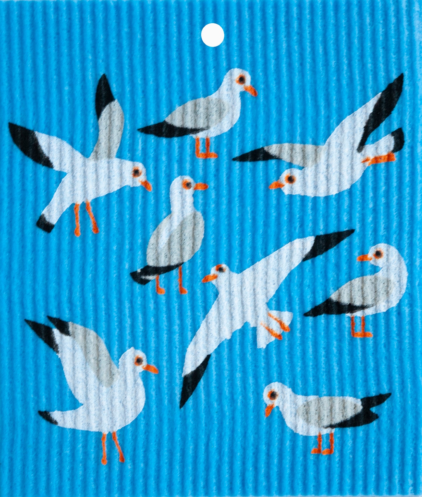 Swedish Dishcloth - Seagulls