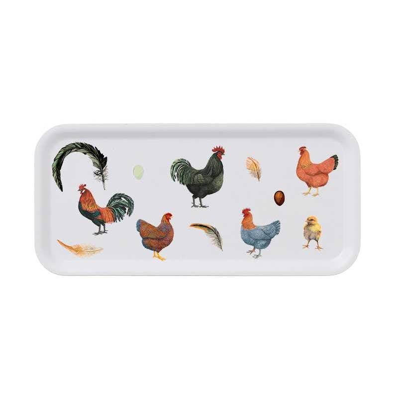 Serving Tray - Chickens