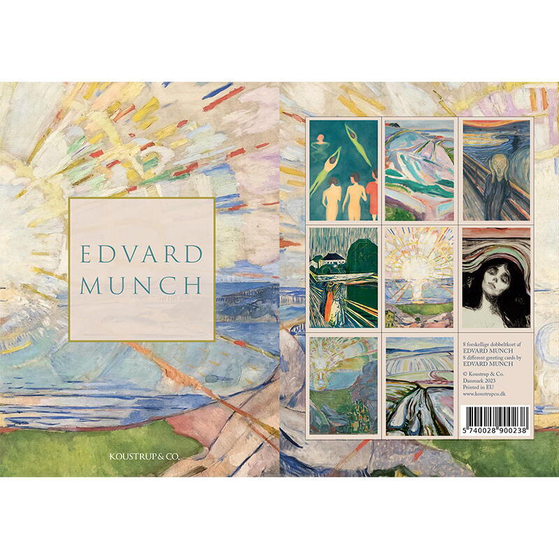 8 Cards with Envelopes - Edvard Munch