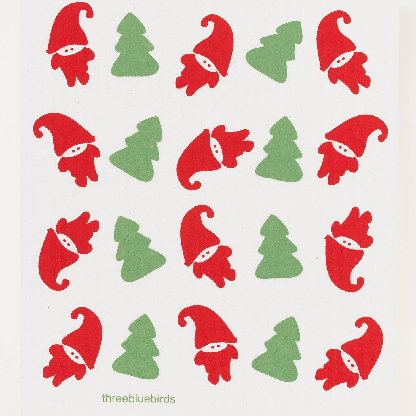 Swedish Dishcloth - Tomte Elves