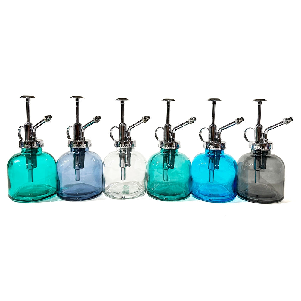 Mr Mister Modern Glass Plant Spray Bottle - Blue Green