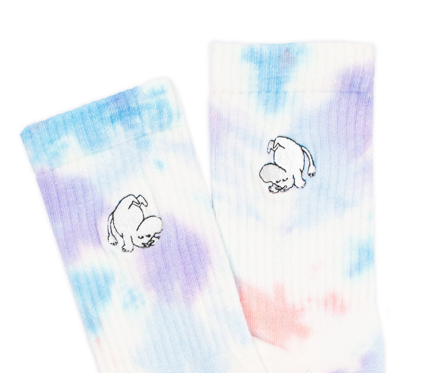 Moomintroll Tie Dye Socks - Multicolor