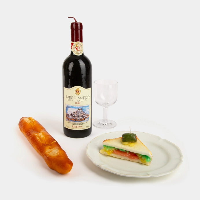 Buon Appetito Wine Bottle Candle